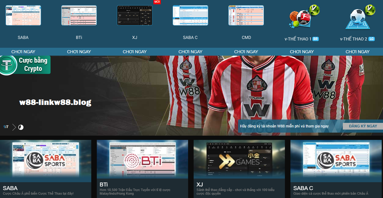Cá cược thể thao đẳng cấp w88