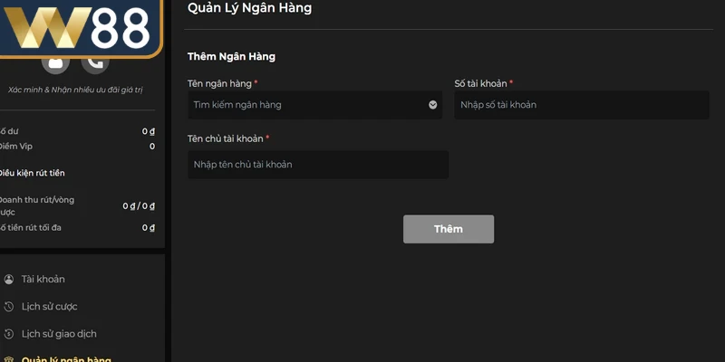 Hướng dẫn xem sao kê tài khoản W88 đúng chuẩn từng bước